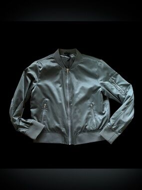 Classic Olive Bomber Jacket
